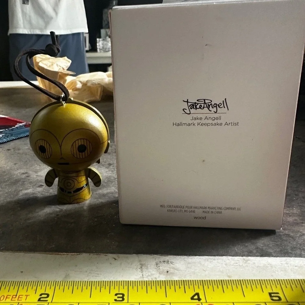 Hallmark Keepsake Star Wars C-3PO Wood Christmas Ornament Jake Angell QXI3403